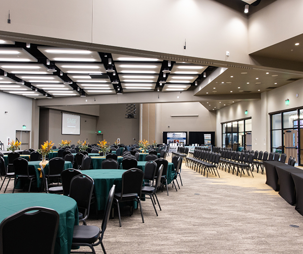 The SAGE Event Center offers flexible meeting space where people come together to learn, collaborate, and celebrate.