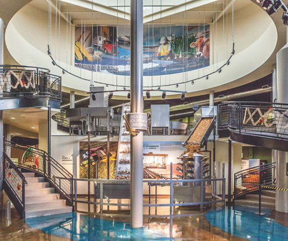 Our Processing Kinetic Sculpture brings the journey of food processing to life—showing the steps from harvest to packaging and highlighting the scale, efficiency, and innovation behind modern food systems.