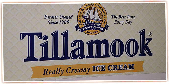 Tillamook Ice Cream sold here!